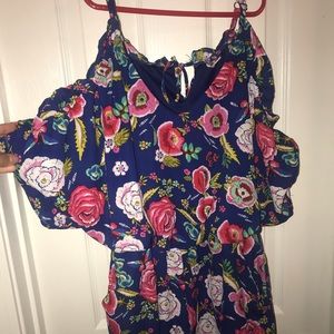 TWO FLORAL ROMPERS !!